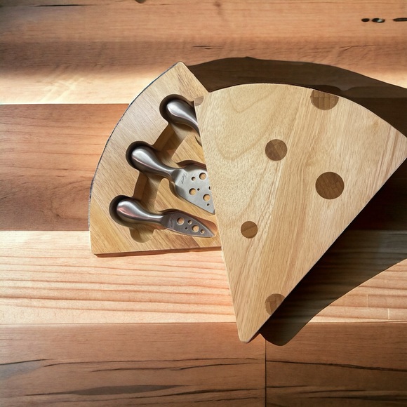 Other - Picnic Time Swiss Cheese Board & Tool Set